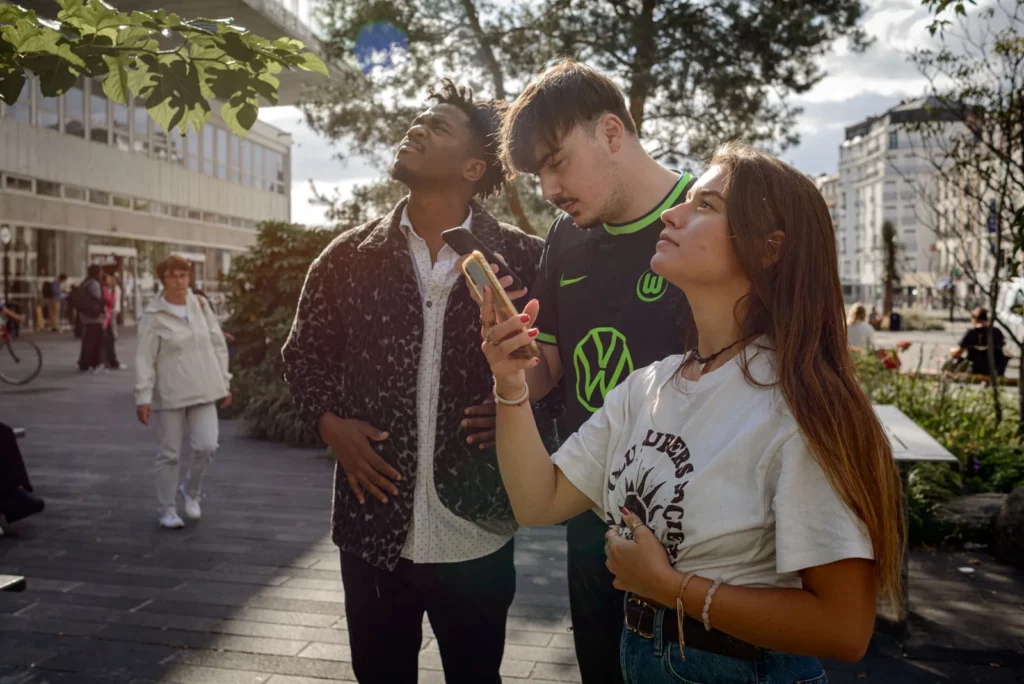 Les étudiants ISEFAC dans la team media de la Nantes Digital Week