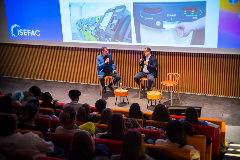 Gabriel ZEITLIN, Directeur de la communication externe du PMU, aux Professional ISEFAC Days du campus de Paris, le 27 novembre 2023