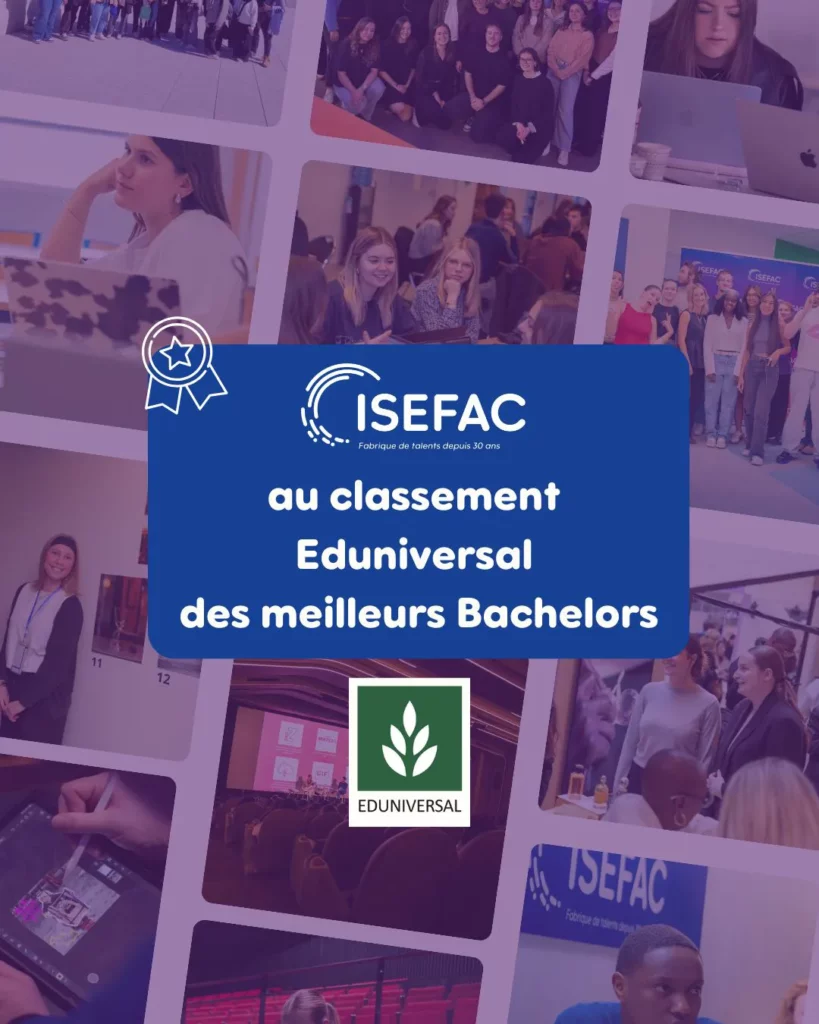 Classement Eduniversal bachelor ISEFAC