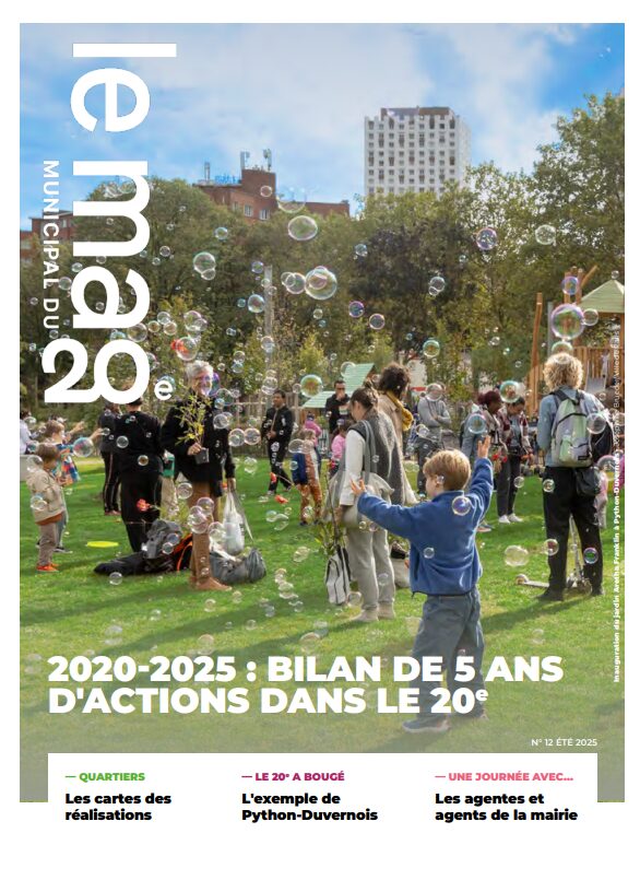 Couverture du magazine du 20e arr. de Paris