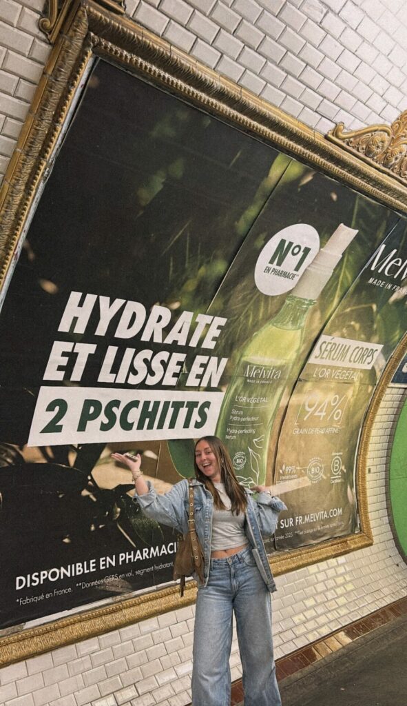 Campagne Melvita dans le métro