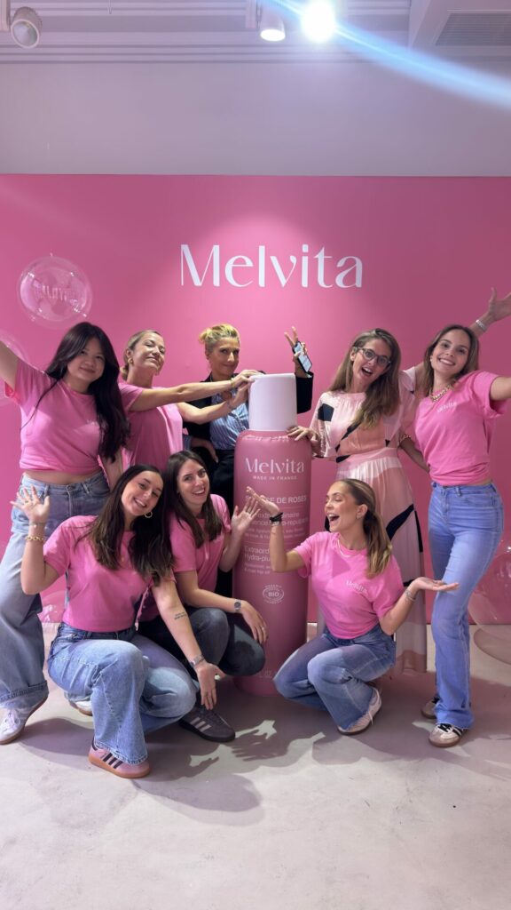 Campagne Melvita Glow 3 en 1 source de rose